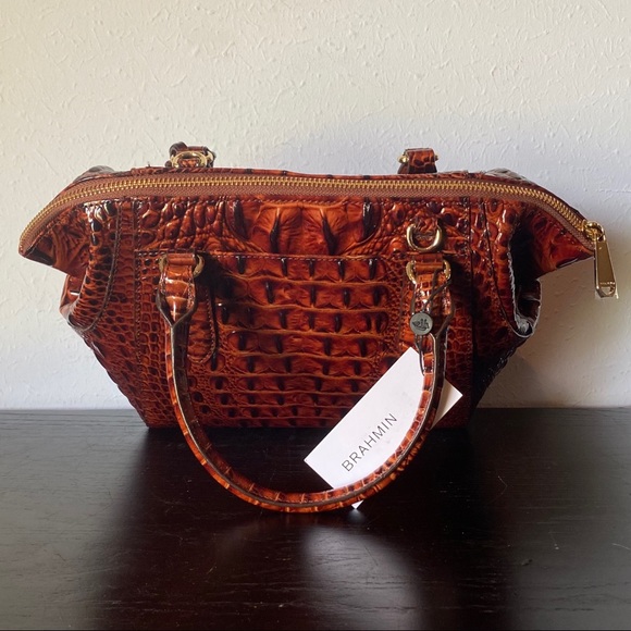 NEW! Brahmin Mini Camila In Pecan Color - Picture 7 of 14